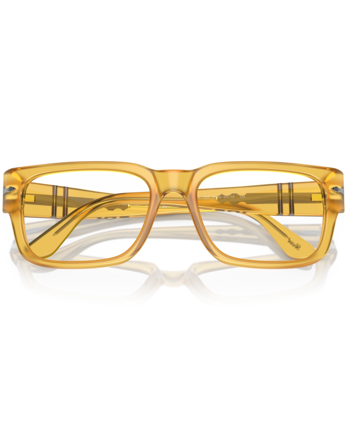 Persol Men's Square Eyeglasses, Po3315v In Yellow