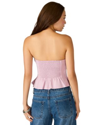 Women's Luciella Strapless Pleated Top