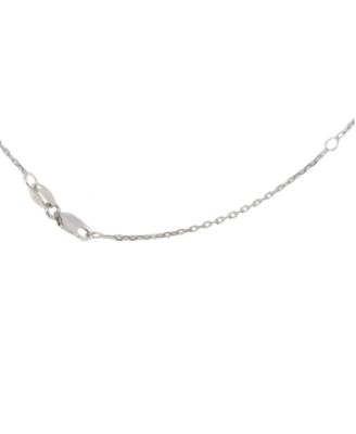 Freshwater Pearl (7mm) Diamond (1/10 ct. t.w.) Pendant Necklace in Sterling Silver