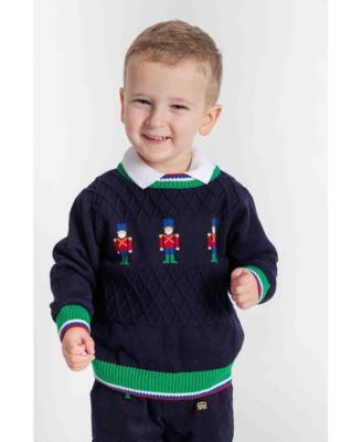 Baby Boys Sweater With Soldiers