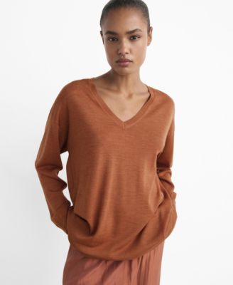 MANGO - Women's Wool Pajama Sweater