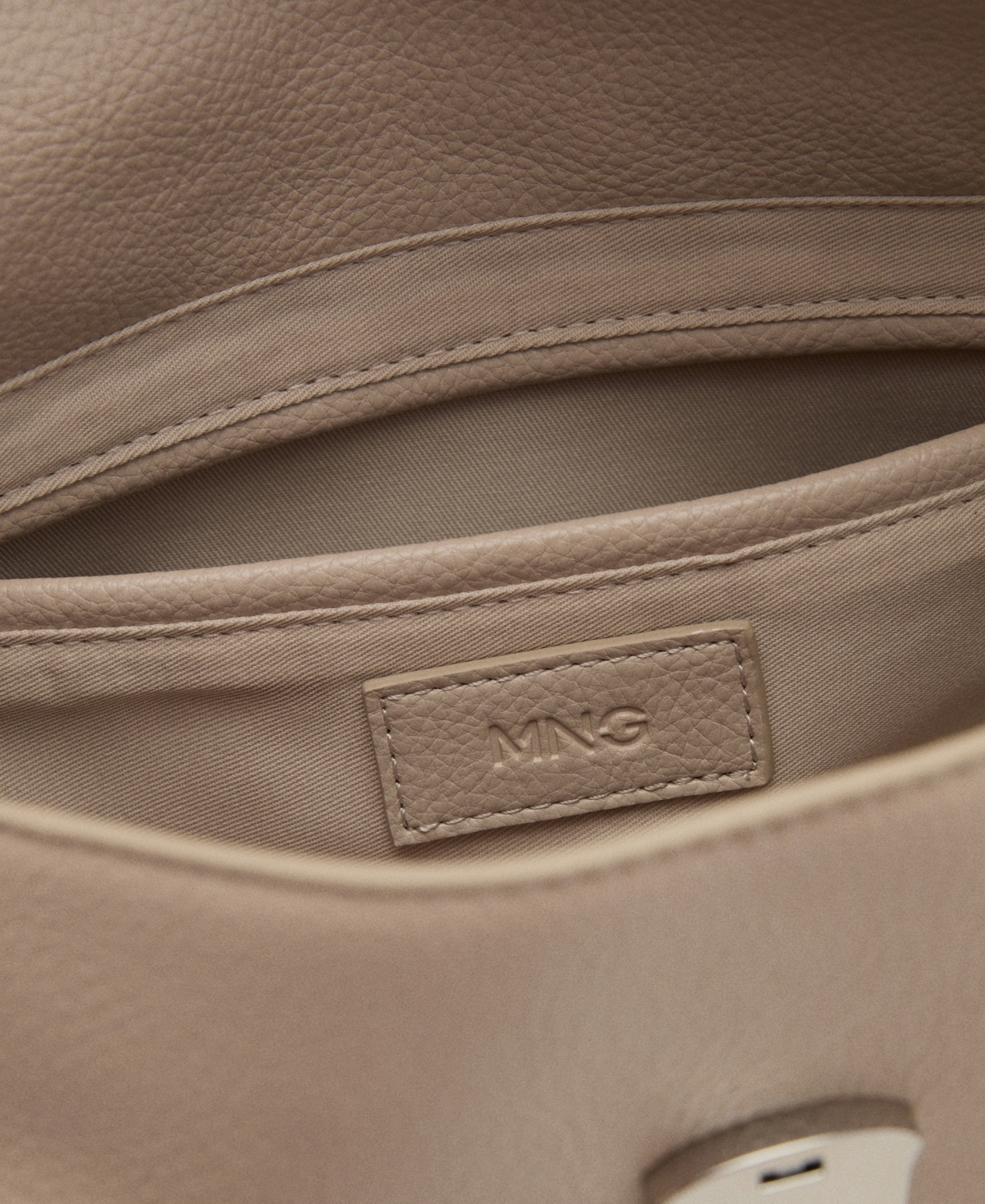 Mango Women's City Flap Shoulder Bag In Neutral