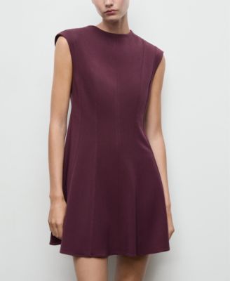 Women's Seams Detail A-Line Dress