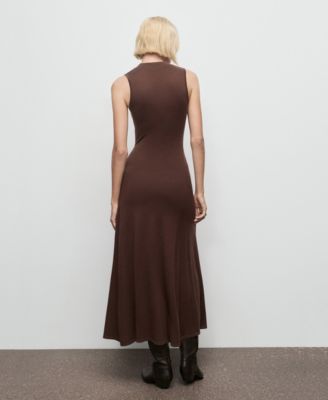 Women's Perkins-Neck Knitted Dress