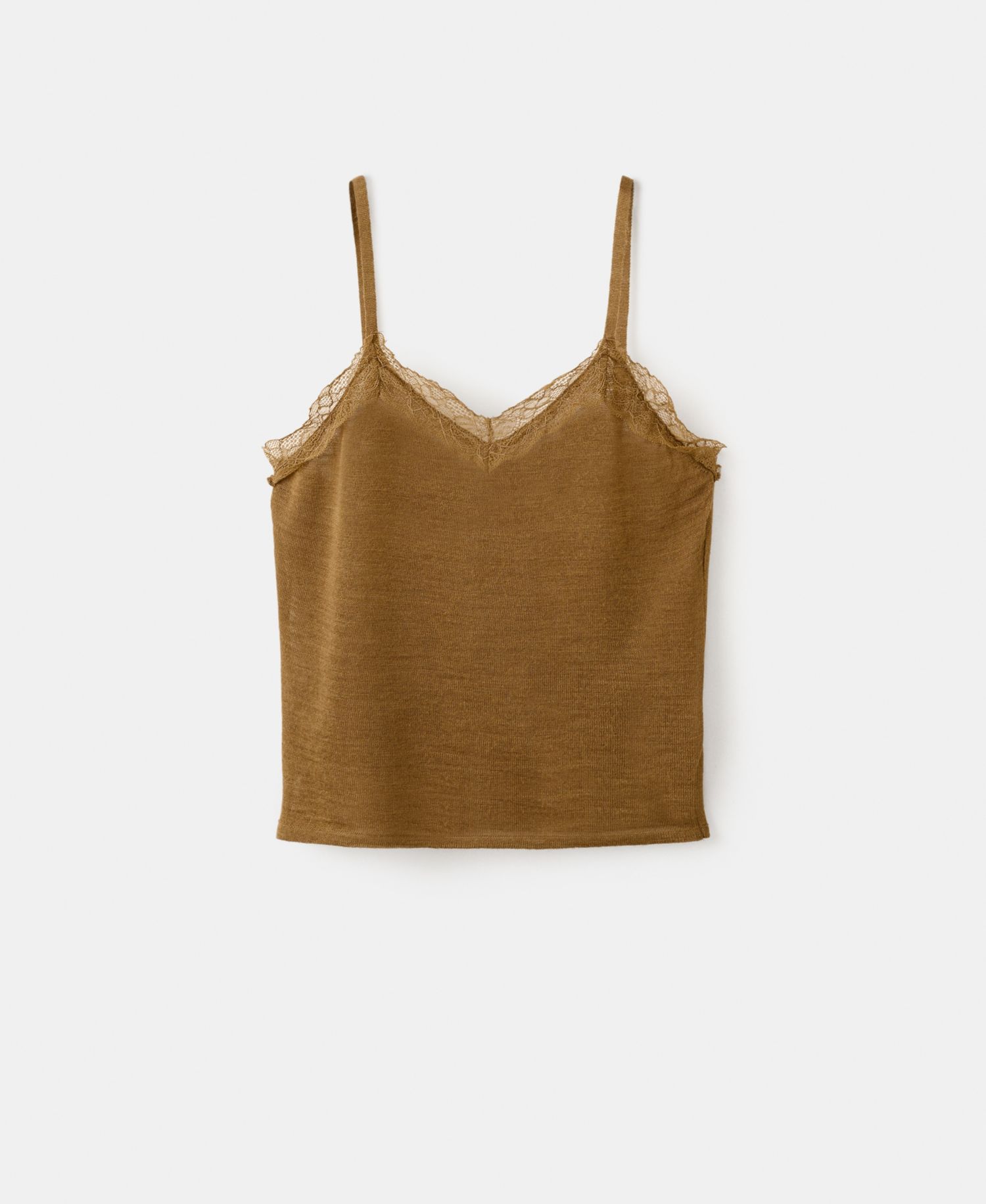 Women's Wool-Blend Lace Top