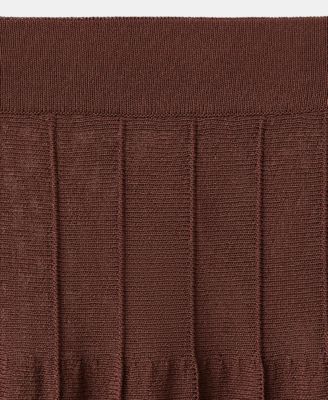 Women's Seam Detail Knitted Long Skirt