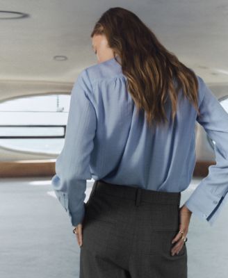 Women's Foulard Textured Blouse