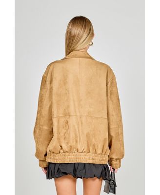 Women's Outerwear Suede Work Jacket