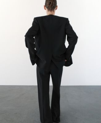 Women's Straight-Fit Suit Pants