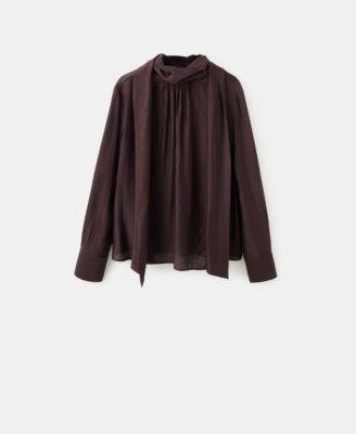 Women's Foulard Textured Blouse