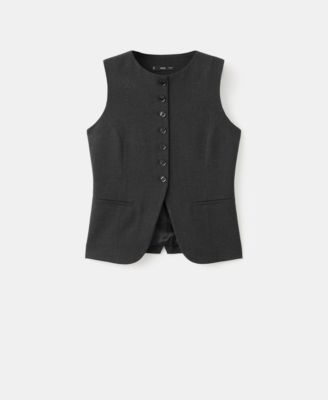 Women's Round-Neck Suit Vest
