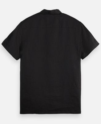 Men's Regular-Fit Button-Down Linen Shirt