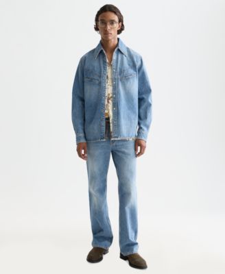 Men's Washed Denim Shirt