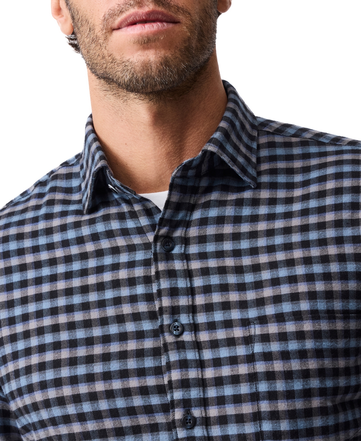 Rodd & Gunn Men's All Day Bay Longsleeve Shirt In Blue