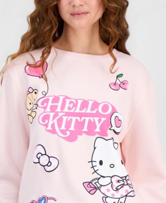 Juniors' Hello Kitty Crewneck Sweatshirt