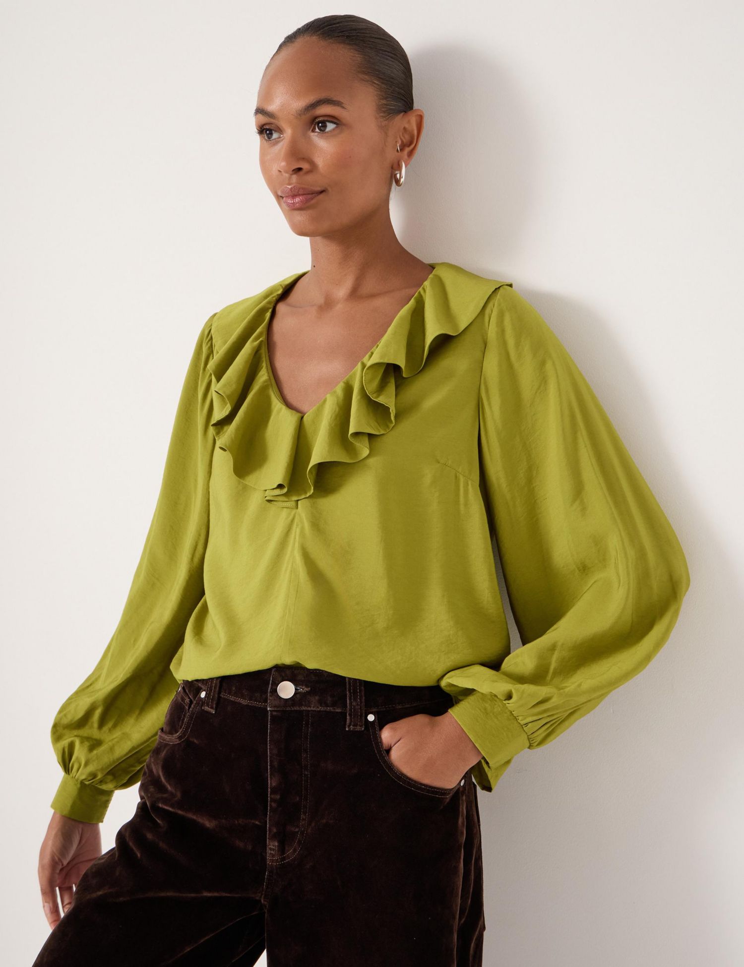 Women's Air Flow Ruffle Blouse