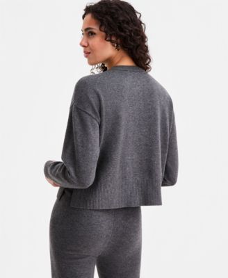 Women's Crewneck Cardigan, Macy's Exclusive