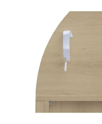 70.28" Tall Arched Kitchen Pantry with Adjustable Shelves, Farmhouse Storage Cabinet for Kitchen and Dining Room