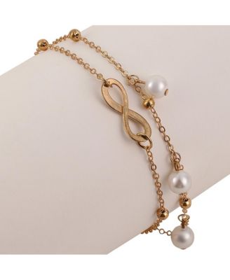 Women's The Ethereal-Infinity Multi-Strand Bracelet - California Gold