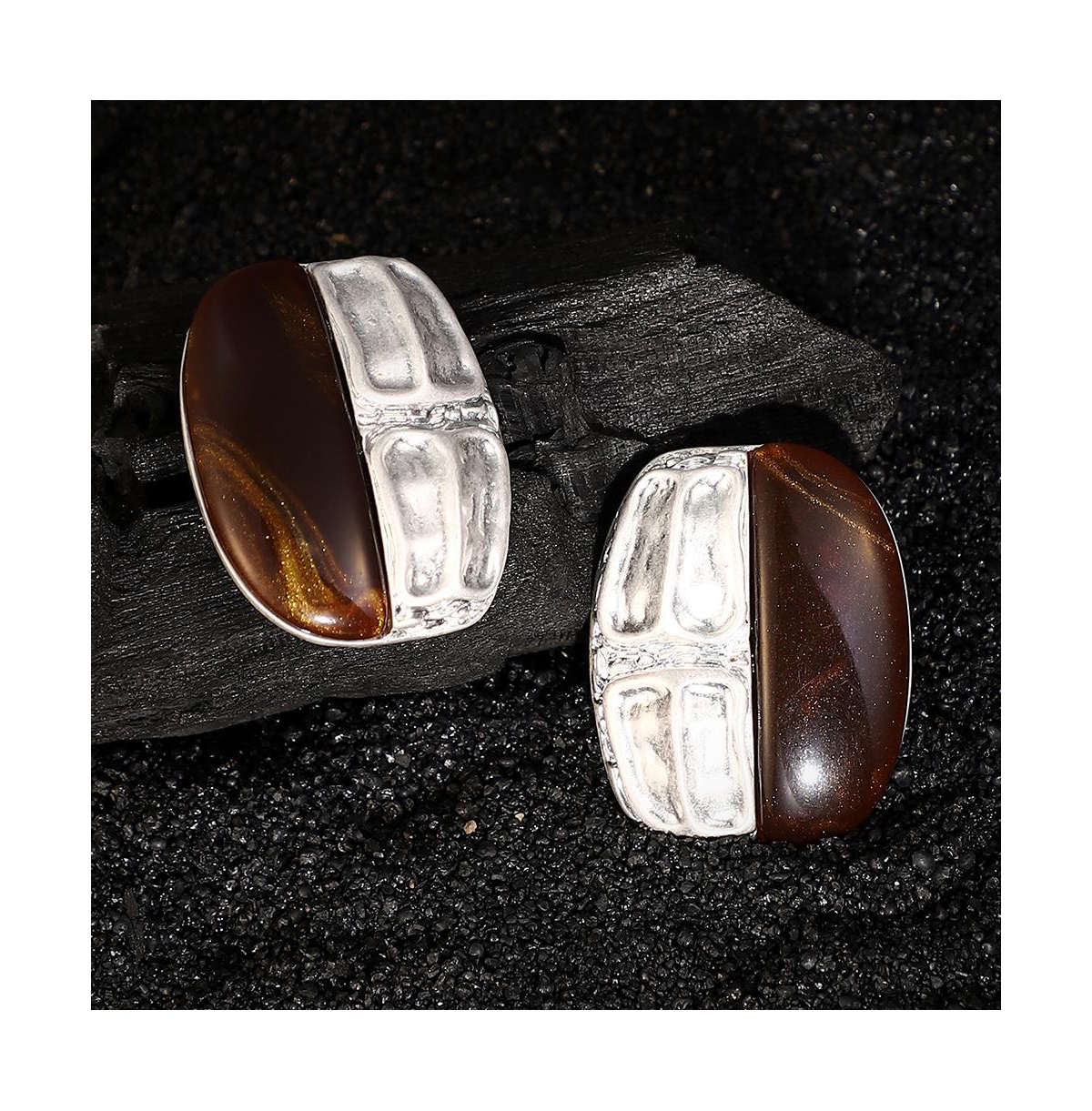 Women's The Nefertiti Statement Earrings - Antique Silver