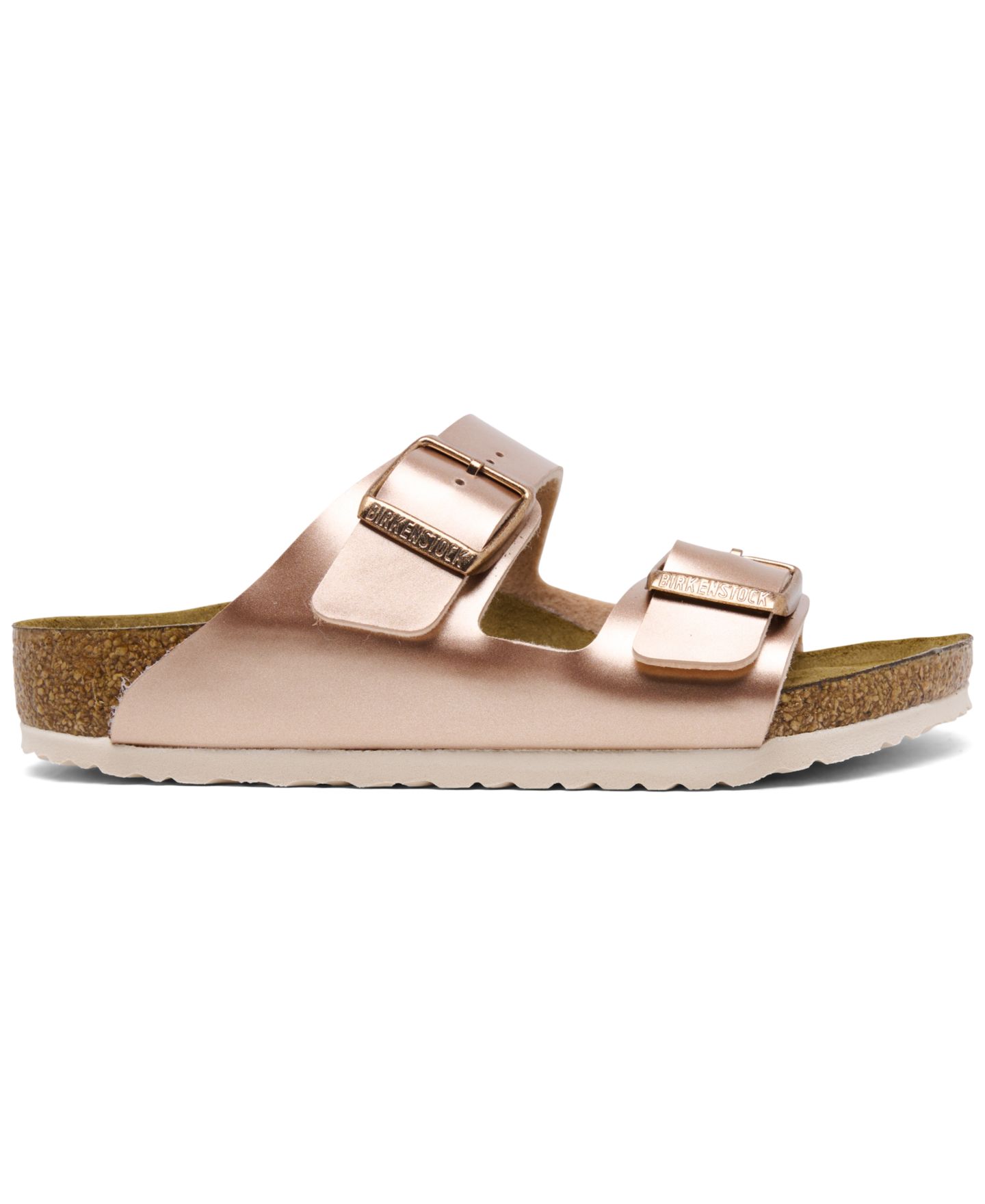 Сандалии Birkenstock Arizona Birko-Flor Sandals from Finish Line для девочек, цвет: Медный — фото 3