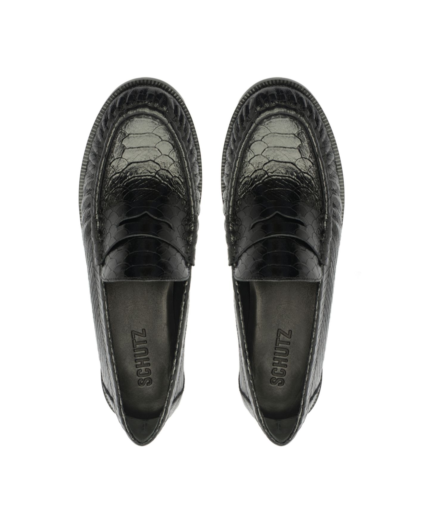 Женские туфли Schutz Tyche Slip On, цвет: Чёрный — фото 12