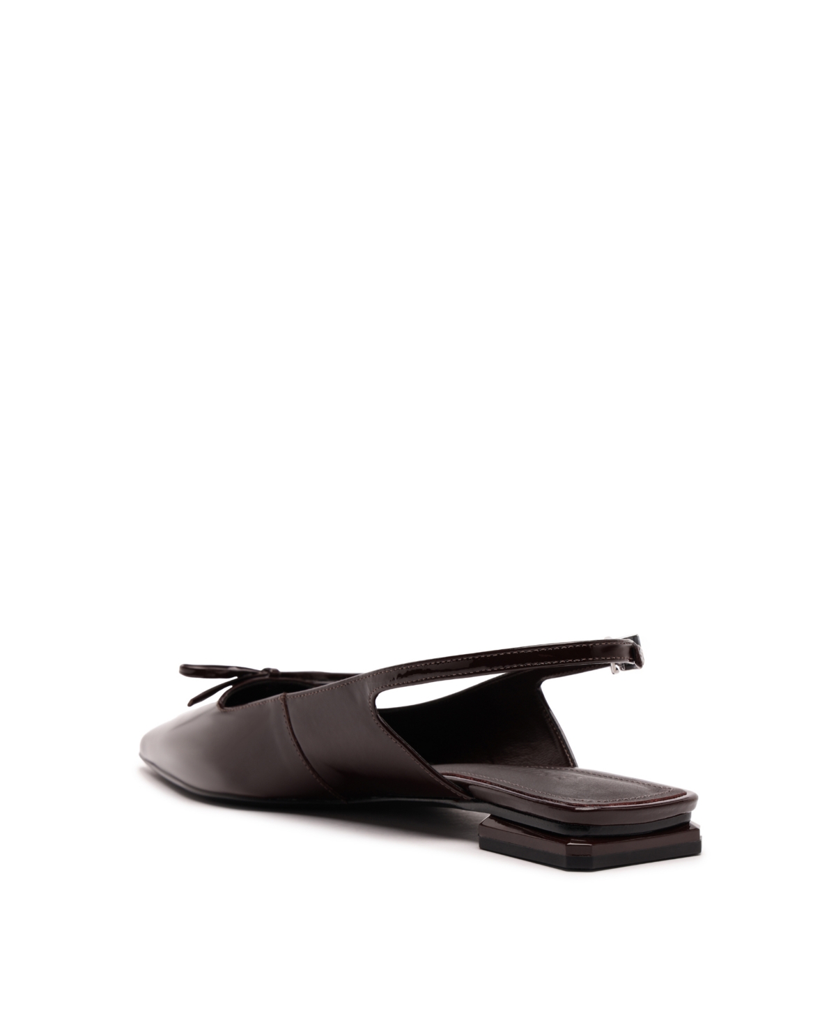 Schutz Violetta Sculpt Slingback Ballet Flat In Maplewood, Women's At Urban Outfitters In Black