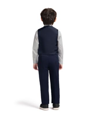 Boys' 2T-7 Shirt, Tie, Vest and Pants, 4-Piece Set
