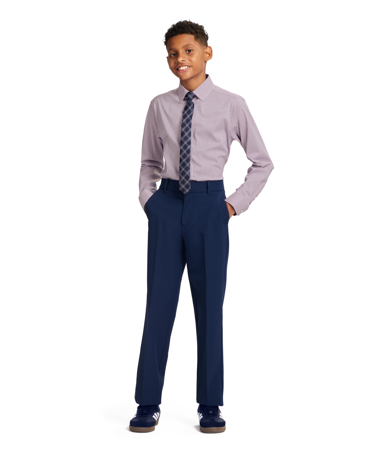 Tommy Hilfiger Boys 8-20 Long Sleeve Stretch Murray Check Shirt