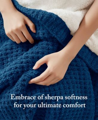 Rowan Waffle Knit Chenille Throw, 50" x 60"