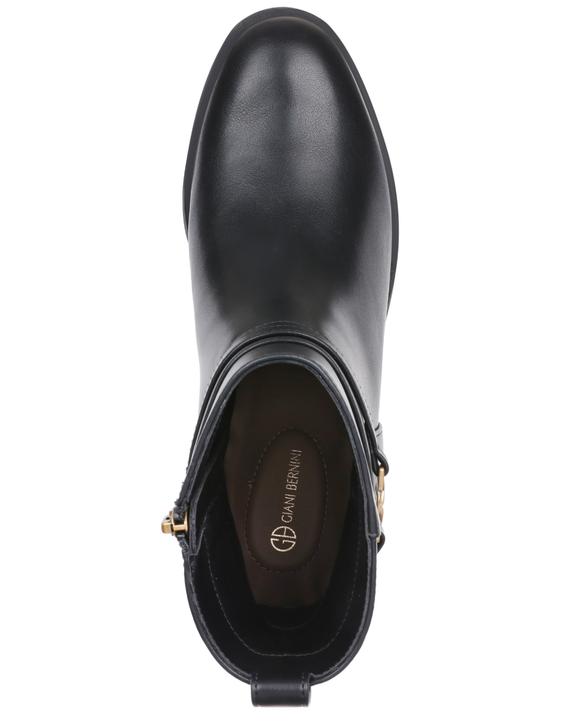 Giani Bernini Women's Mansonn Round Toe Booties, Macy's Exclusive In Black