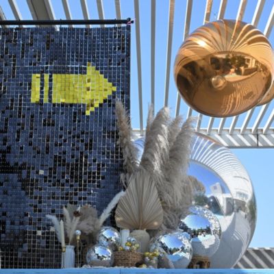 4PCS 7" Small Disco Ball Mirror Mini Hanging Decor for 70s 80s Party Events Wedding DJ Dance Club Stage Lighting Silver