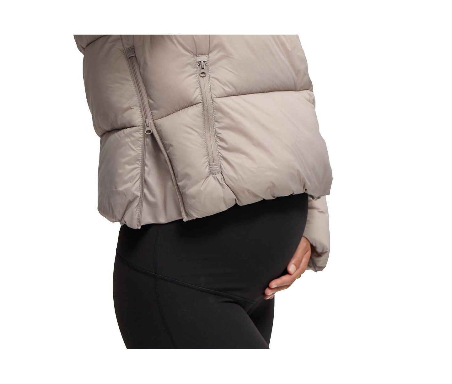 Женская куртка Ingrid + Isabel Cropped Puffer, цвет: Серо-бежевый — фото 5