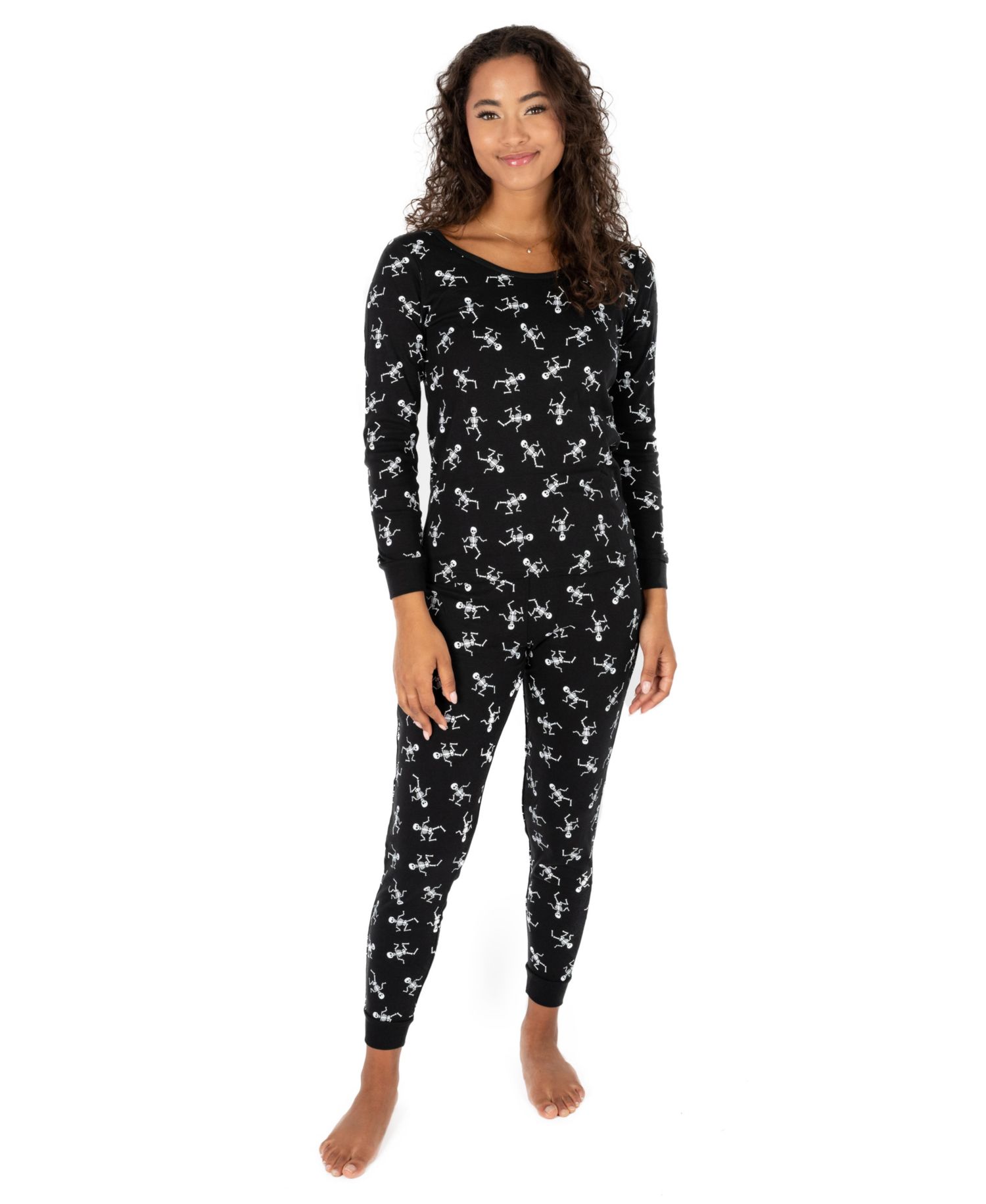 Women's Two Piece Cotton Halloween Pajamas