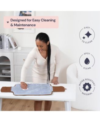 Kids Diaper Bag Backpack, Spacious & Stylish Bag & Changing Pad Leather