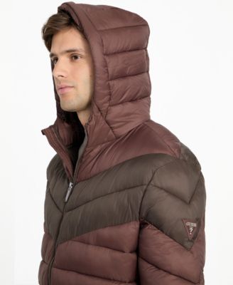 Men's Color-Block Puffer Jacket