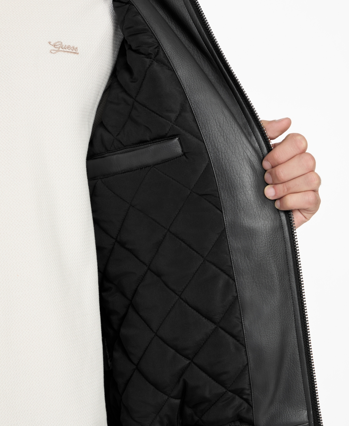 Guess Men's Hooded Full-zip Jacket In Multi