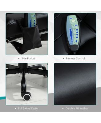 7-Point Vibrating Massage Office Chair with High Back