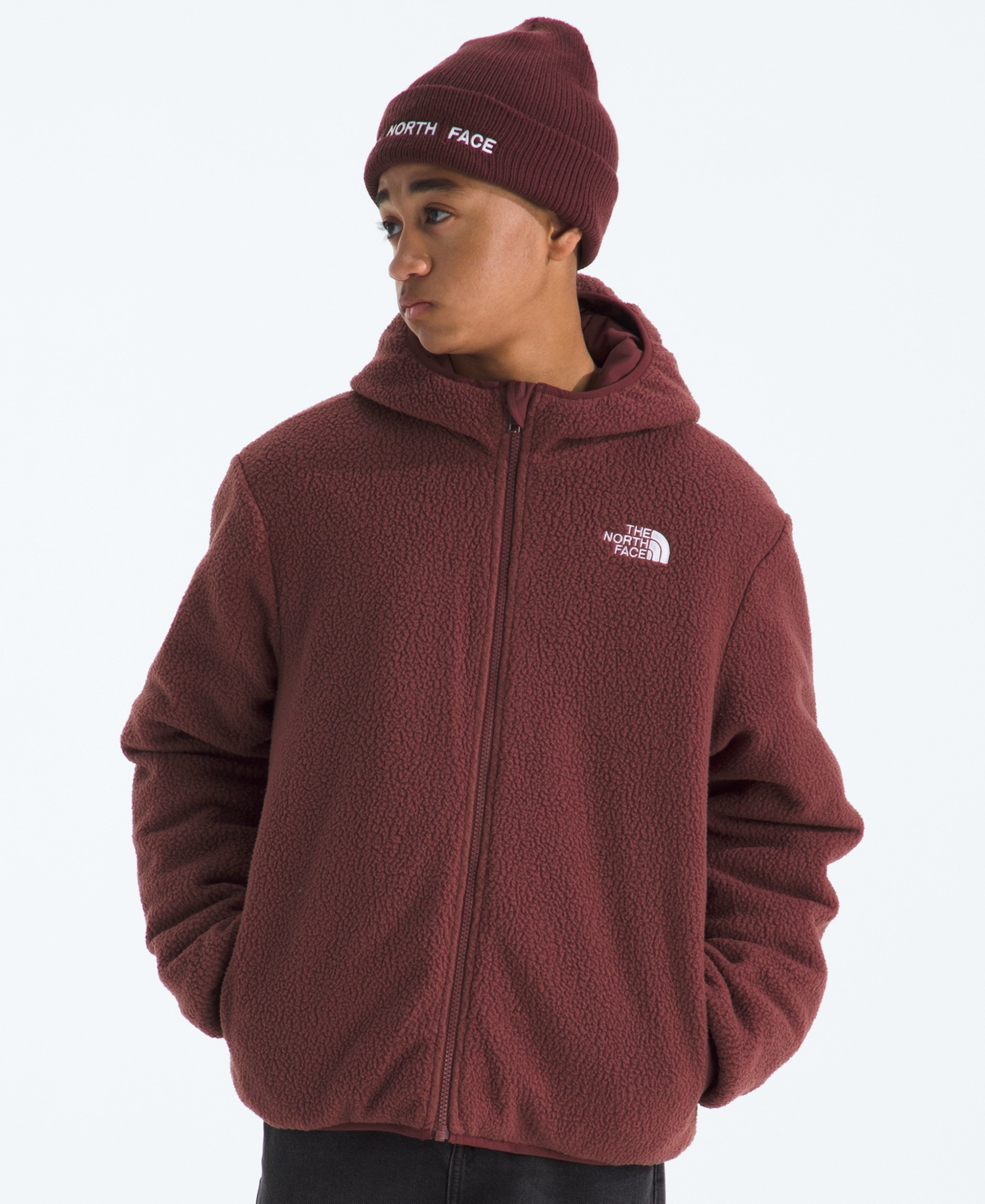 The North Face Boys 6-20 Reversible Shasta Full Zip Hooded Jacket