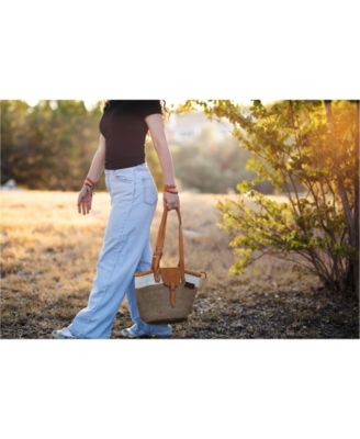 Peaceful Life Handmade Medium Sisal Basket Tote Bag