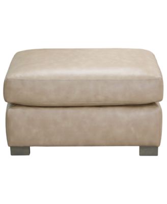 Furniture - Stacia 33" Leather Bench Ottoman