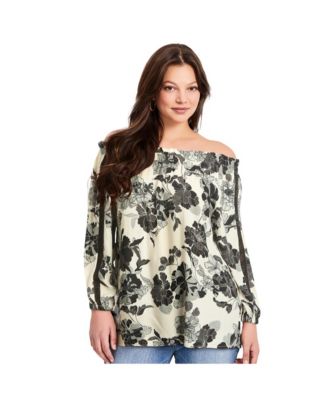 Women's Plus Size Convertible Peasant