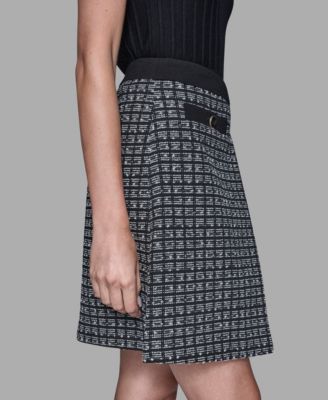 Women's Tweed Mini Skirt