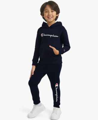 Boys' 4-7 Long-Sleeve Hoodie and Pants, 3-Piece Set