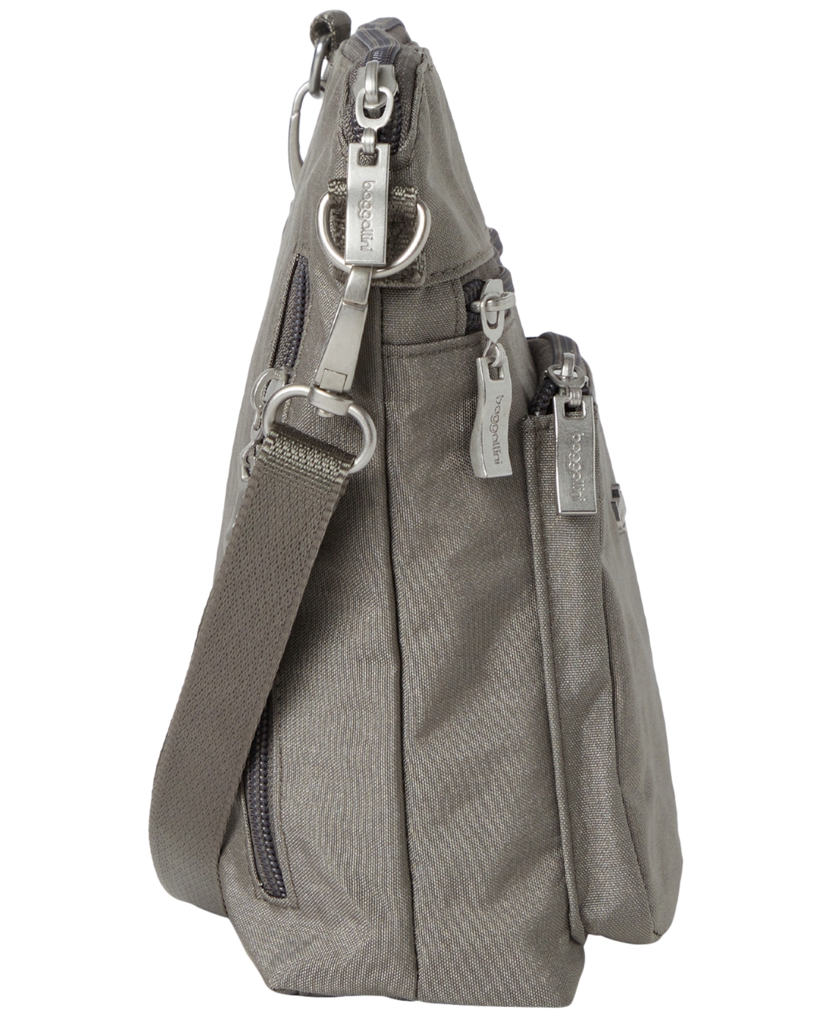 Baggallini Modern Pocket Adjustable Strap Crossbody Bag In Gray