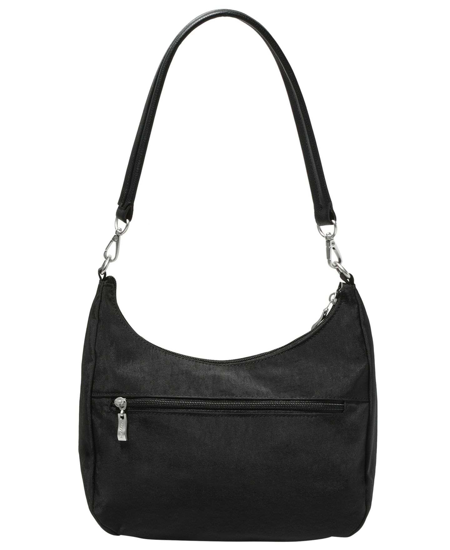 Женская сумка Baggallini Pocket Half Moon Small Shoulder Handbag, цвет: Чёрный — фото 2