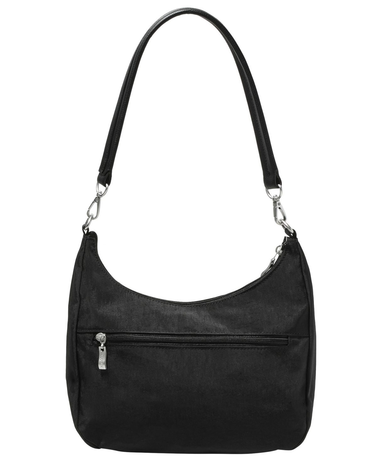 Baggallini Pocket Half Moon Bag In Black