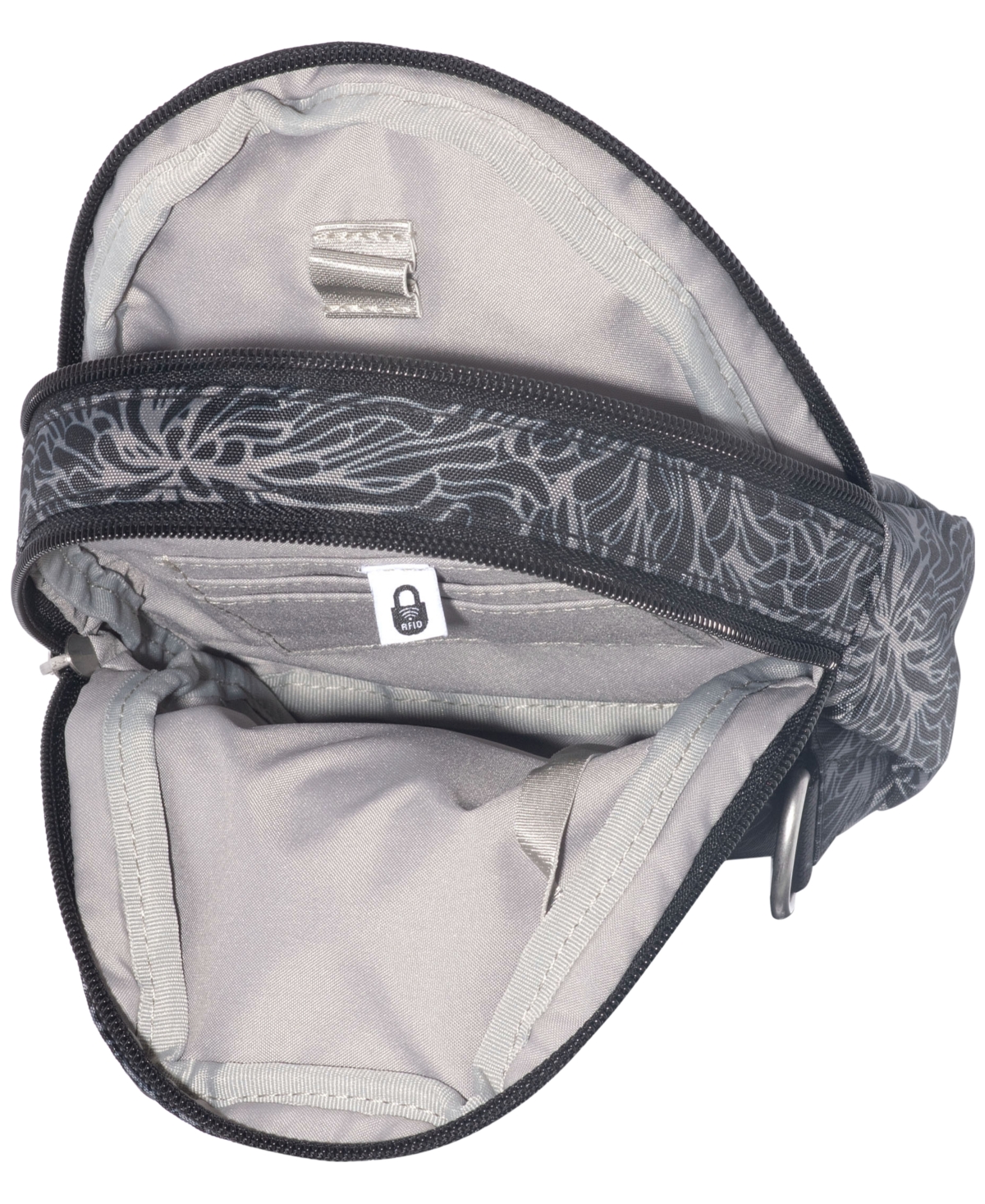 Baggallini Mini Double Zip Sling Bag In Blue