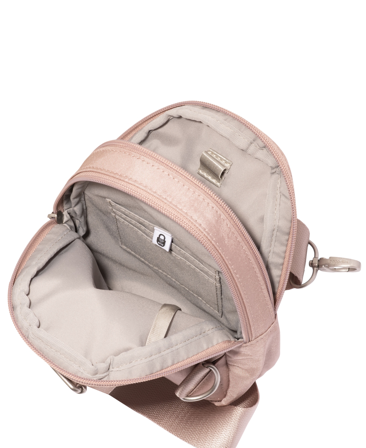 Baggallini Mini Double Zip Sling Bag