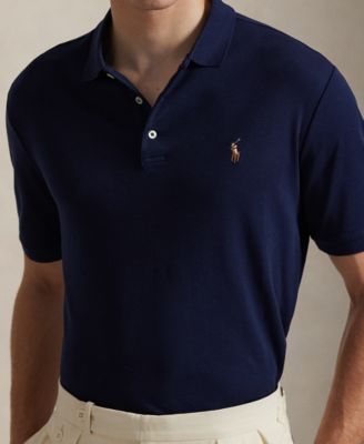 Men's Classic-Fit Soft Cotton Polo Shirt
